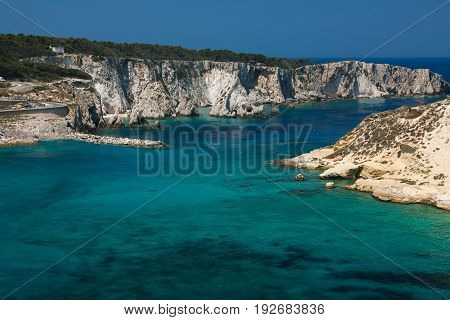 Crystalline sea in the Tremiti islands, Puglia, Italy