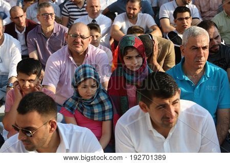 Muslims Celebrating Eid Al-fitr