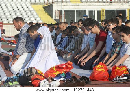 Muslims Celebrating Eid Al-fitr