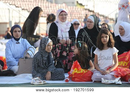 Muslims Celebrating Eid Al-fitr