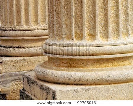 detail from Roman archaelogical site in Alanya