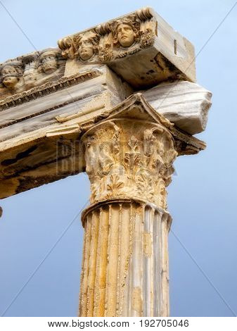 detail from Roman archaelogical site in Alanya