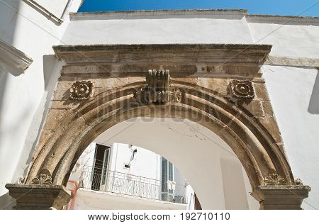 The courtyard house of Le Marangi. Martina Franca. Puglia. Italy.