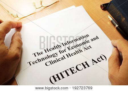 The Health Information Technology for Economic and Clinical Health Act (HITECH Act)