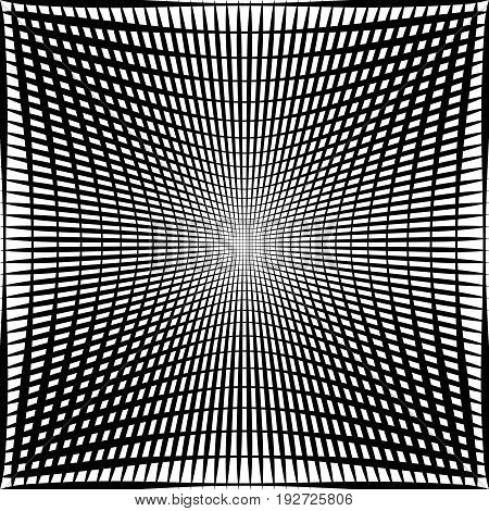 Geometric Black And White Texture. Mesh, Grid Pattern Of Lines