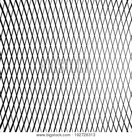 Geometric Black And White Texture. Mesh, Grid Pattern Of Lines