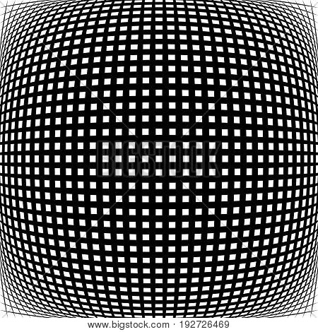Geometric Black And White Texture. Mesh, Grid Pattern Of Lines