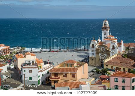 Basilica Mariano de Nuestra Senora de la Candelaria with famous black madonna, Tenerife island, Spain