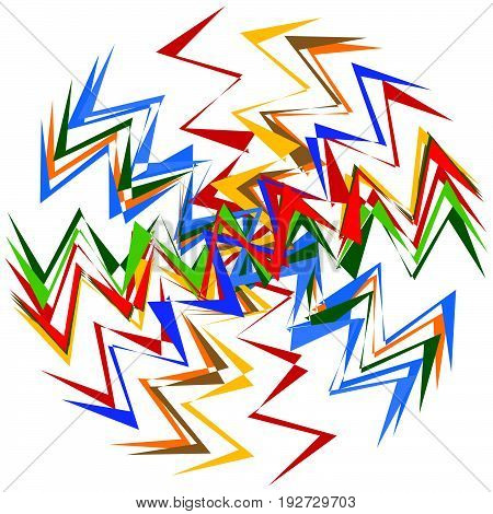 Abstract Multicolor, Mottled Illustration. Colorful Design Element, Pattern. Abstract Illustration W