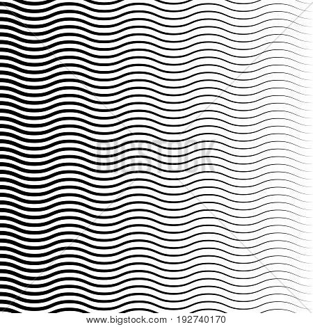 Geometric Black And White Texture. Mesh, Grid Pattern Of Lines
