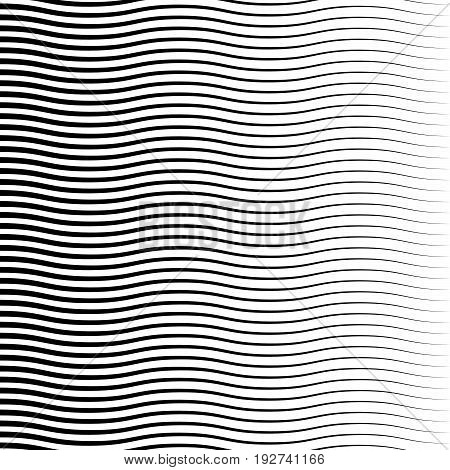 Geometric Black And White Texture. Mesh, Grid Pattern Of Lines