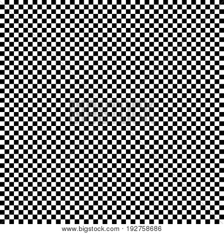 Black And White Seamless Geometric Pattern. Repeatable Texture / Background. Checkered Backdrop