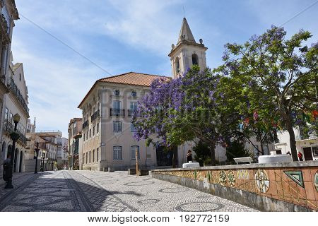 Street Scene In Aveiro, Portugal