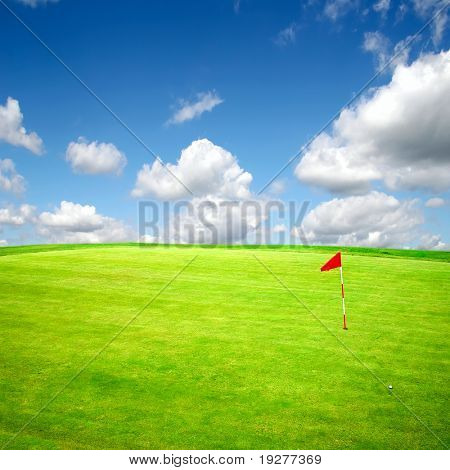 Sommeren golf felt