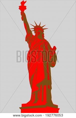 The Statue of Liberty vector for your ideas