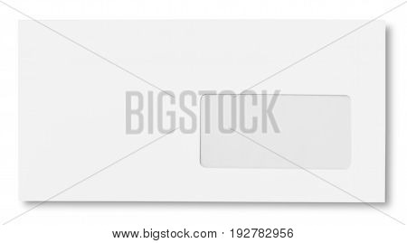 White blank envelope envelop business card letter head background