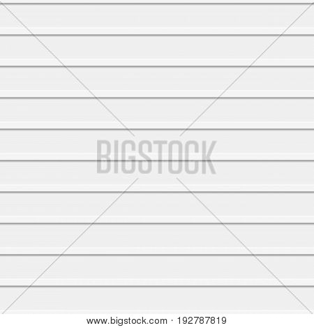 White abstract seamless background, 3d horizontal stripe pattern