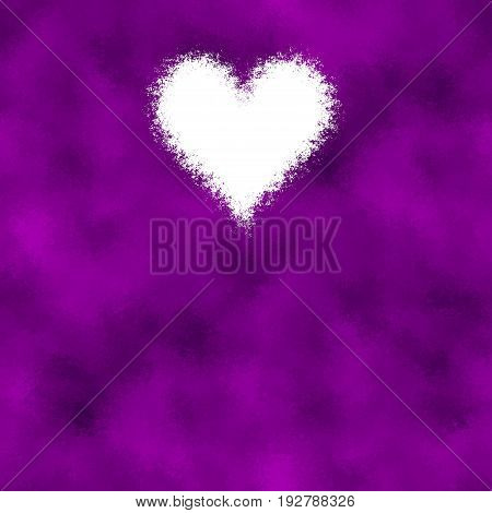 Bright levander violet marble spray smoky background