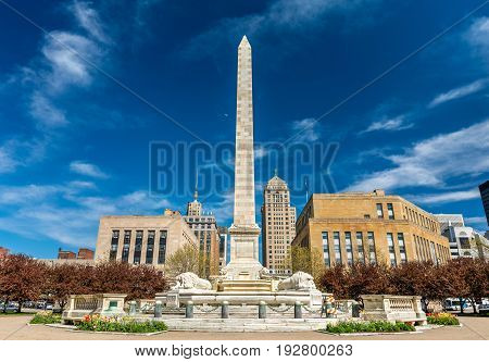 McKinley Monument on Niagara Square in Buffalo - New York, USA