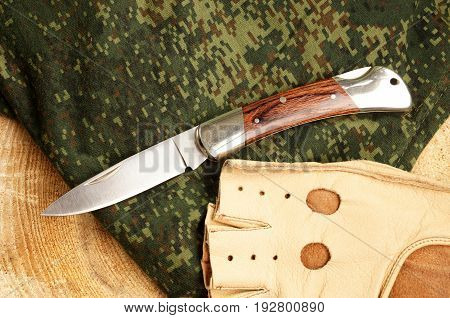 Penknife for the hidden carrying as a collecting subject
