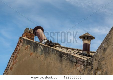 Lisbon, Portugal - May 20, 2917: Very Popular Art Centrum Lx Factory In Lisbon