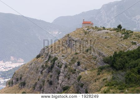 Lonely Church On Hill