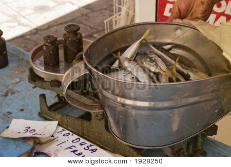 Sardines At Fish Market