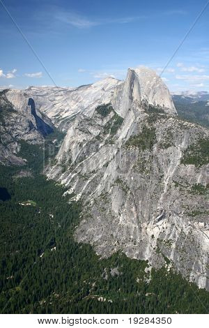 Half Dome vanaf gletsjer punt, Yosemite National Park