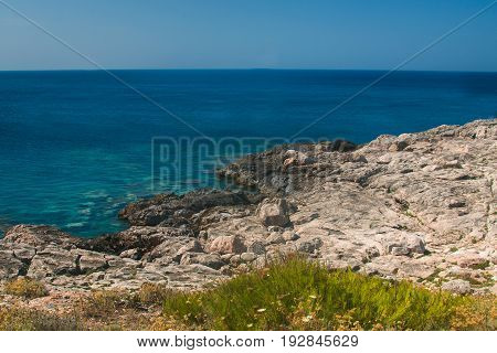 Summer vacation on the Tremiti islands, Adriatic sea