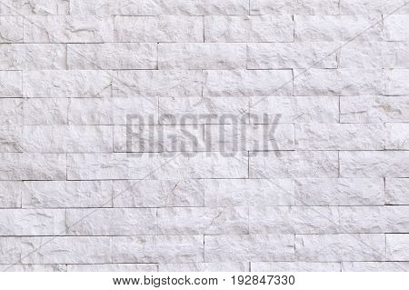 White stone walls in a rectangular shape clean and beautiful. wall Background