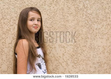 笑顔の女の子