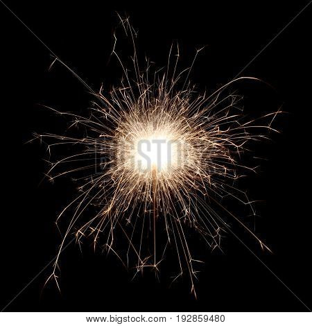 Bright glowing sparker