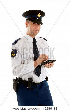 Holandský policista náplň Out parkovací lístek