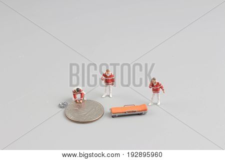 Mini Frist Aid Of Finance With Coins
