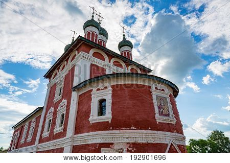 Church Of The Smolensk Icon Of The Mother Of God Of The 18Th Century In Uglich, Russia
