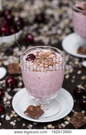 Fresh Cherry Milkshake