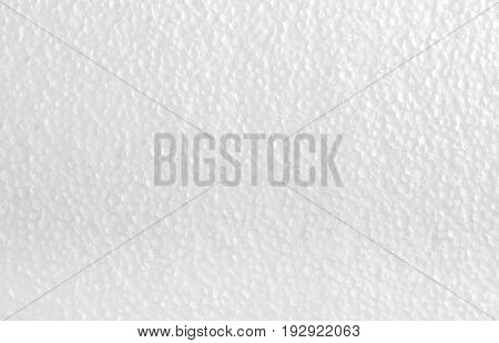 White texture of polystyrene styrofoam foam for your design.