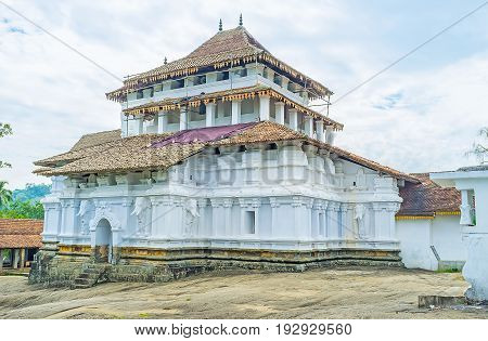 The Image House Of Lankathilaka Vihara