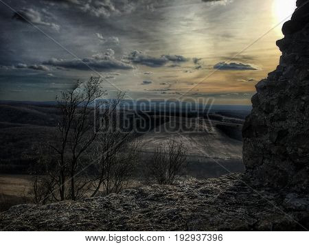 Ruins of a castle which was based in 13th centuRuins of a relatively large castle which was based probably in the second half of the 13th century.