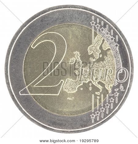 Uncirculated 2 eura s novou mapou