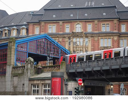 S Bahn (s Train) In Hamburg