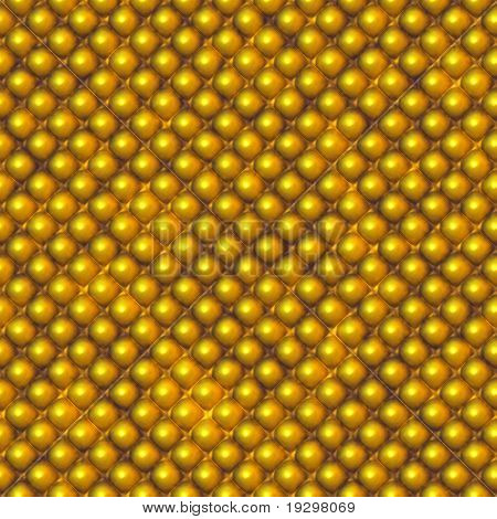 ein großes Blatt gold niet oder beschlagene Metall Rüstung