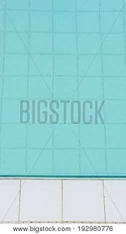 White Tile Is Deside Of Swimming Pool