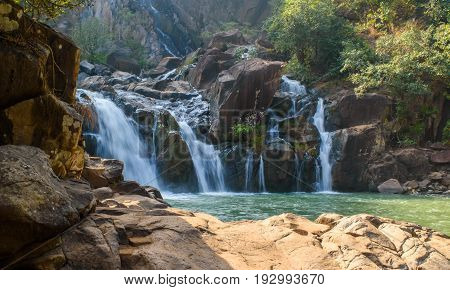 Lodh or Burhaghat waterfall in Jharkhand India.