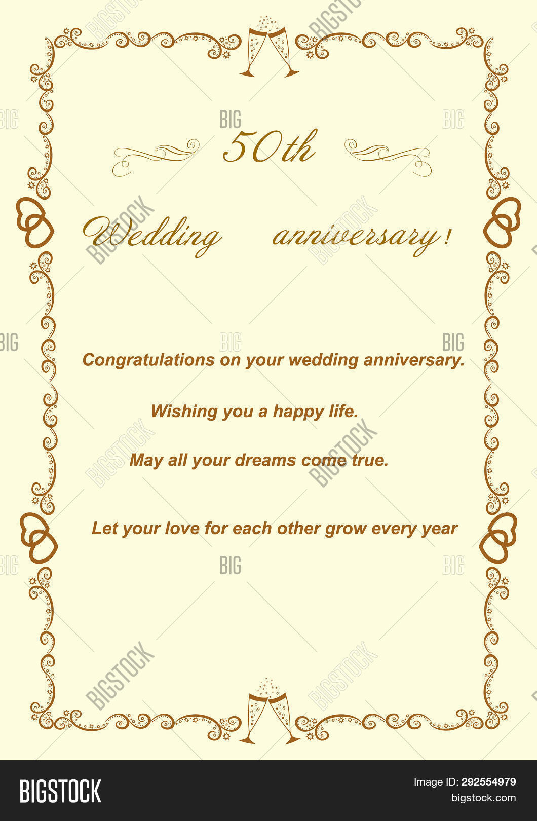 50th Wedding Image Photo Free Trial Bigstock