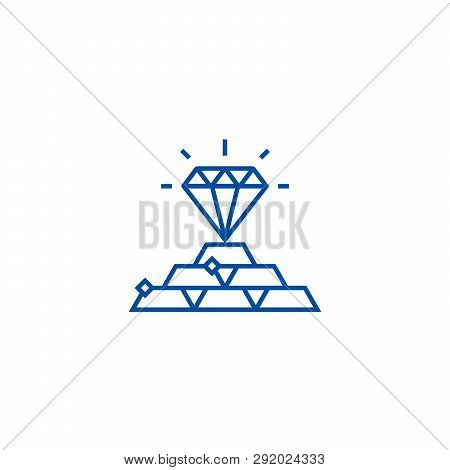 Commodities Concept Line Icon Concept. Commodities Concept Flat  Vector Symbol, Sign, Outline Illust