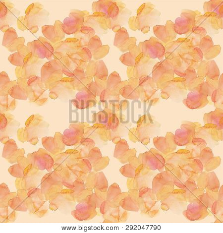 Watercolor Spots. Hand Drawn Illustration. Fullsize Raster Atrwork.