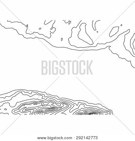 Topographic Map Background. Geographic World Topography Map Grid Abstract Vector Illustration. Topo 