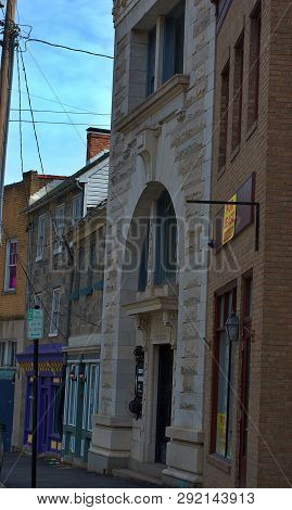 Buildings Along Main Street In Old Ellicott City.