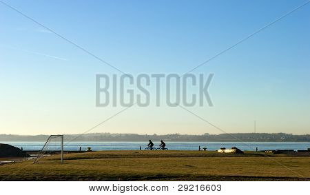 Sunrise Harbour cyklistů